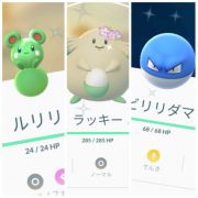 ポケモンgo 色違い花飾りラッキー ルリリ ビリリダマ アカウント販売 Rmt Club